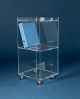 Acryl glass folder trolley