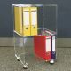 Acryl glass folder trolley
