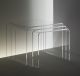 Acryl glass nest of tables