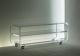 Acryl glass trolley