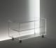Acryl glass trolley
