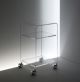 Acryl glass trolley 