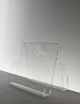 Acryl glass newspaper rack